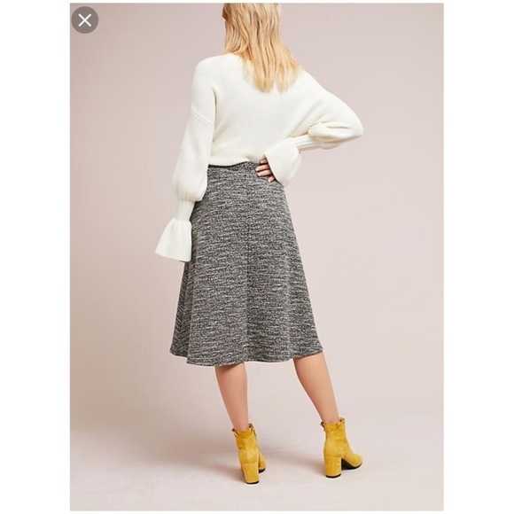 ANTHROPOLOGIE Marce Textured Knit Skirt New XSP XL - Picture 5 of 7